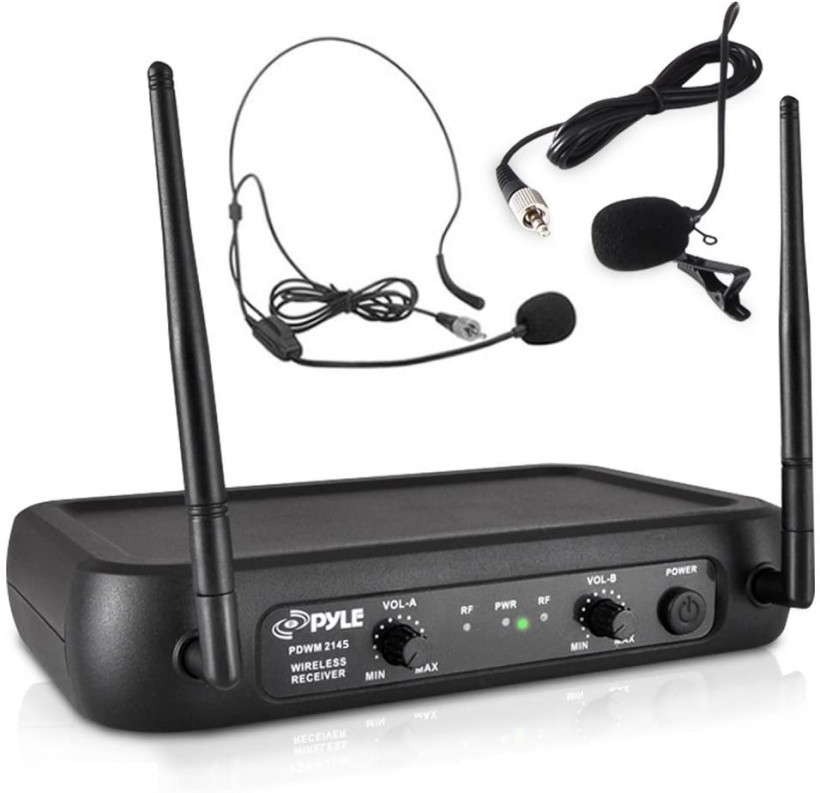 Pyle Dual Channel Wireless Microphone System