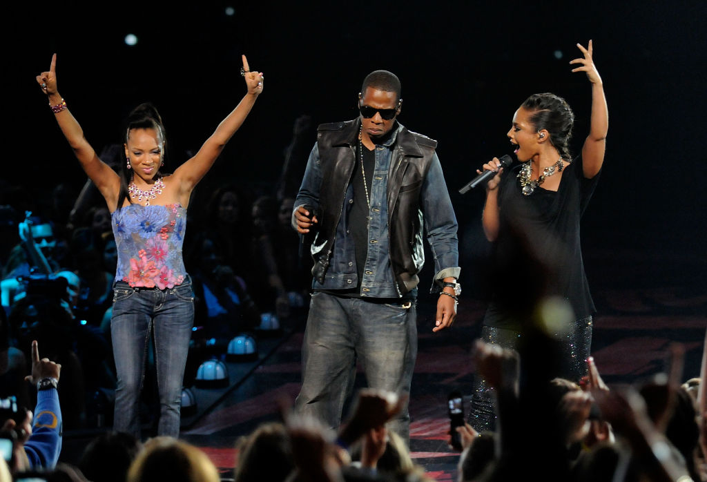 Lil Mama, Jay-Z and Alicia Keys