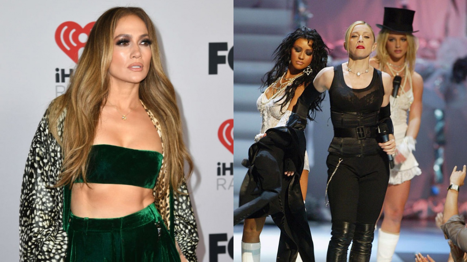 Jennifer Lopez, Christina Aguilera, Madonna, Britney Spears
