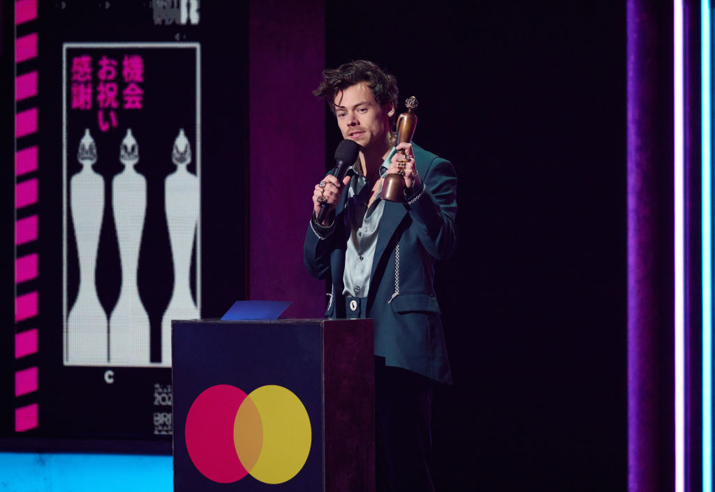 Harry Styles at Brits Awards Show 2023