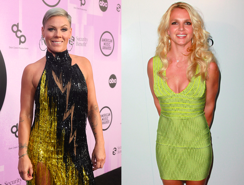 Pink, Britney Spears