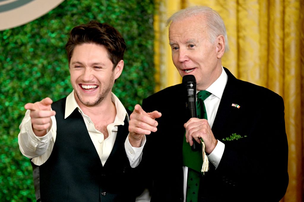 Niall Horan, President Joe Biden