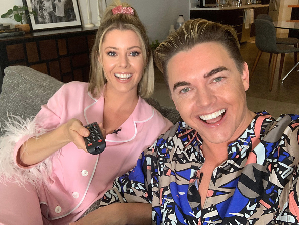 Jesse McCartney and wife, Katie Peterson 