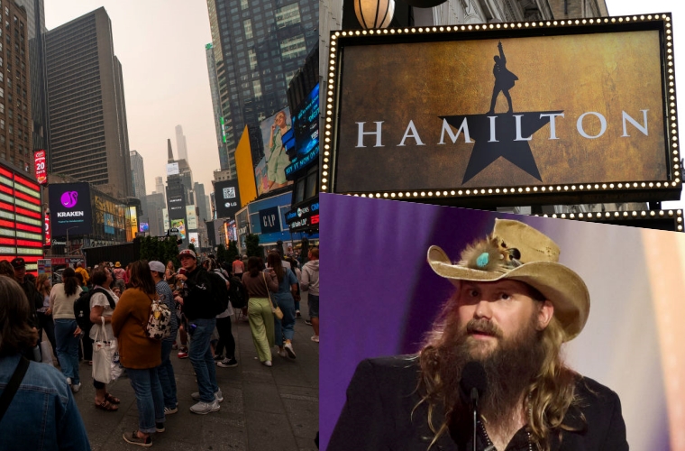 Canadian Wildfire Smoke Leads to Cancelation of 'Hamilton' Broadway Performance, Chris Stapleton Concert