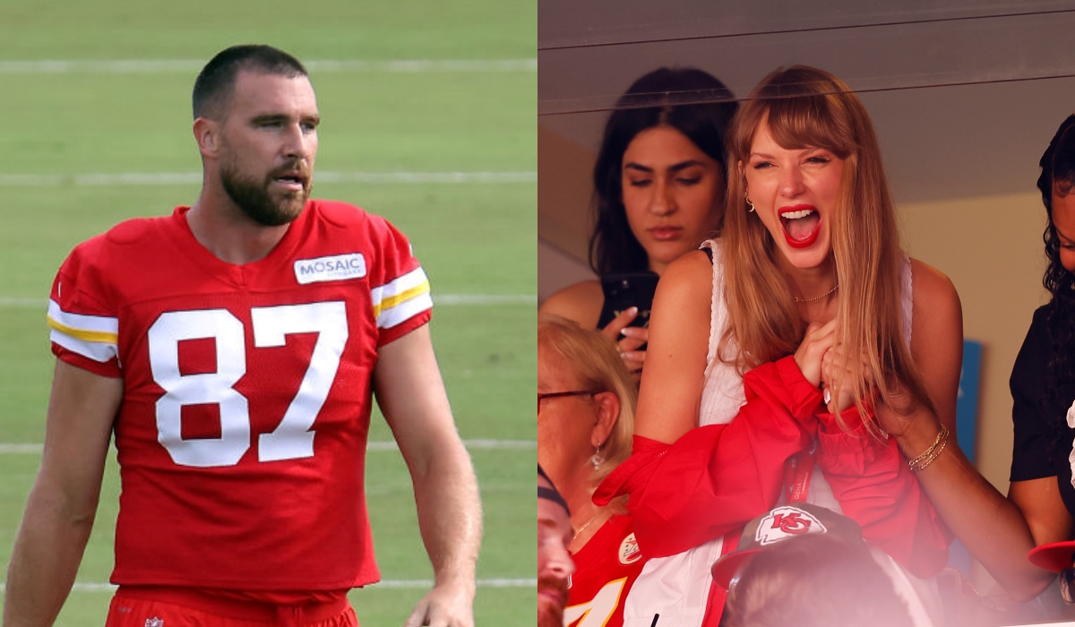 Travis Kelce Looks 'Submissive' in First PDA Photo With Taylor Swift, Body  Language Expert Explains
