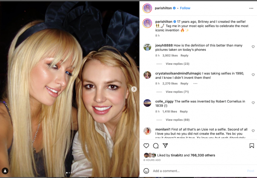 Paris Hilton posts rare photos with Britney Spears