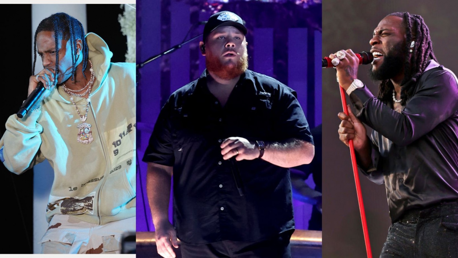 Recording Academy Reveals More Performers: Luke Combs, Travis Scott, Burna Boy Headed For Grammys Stage