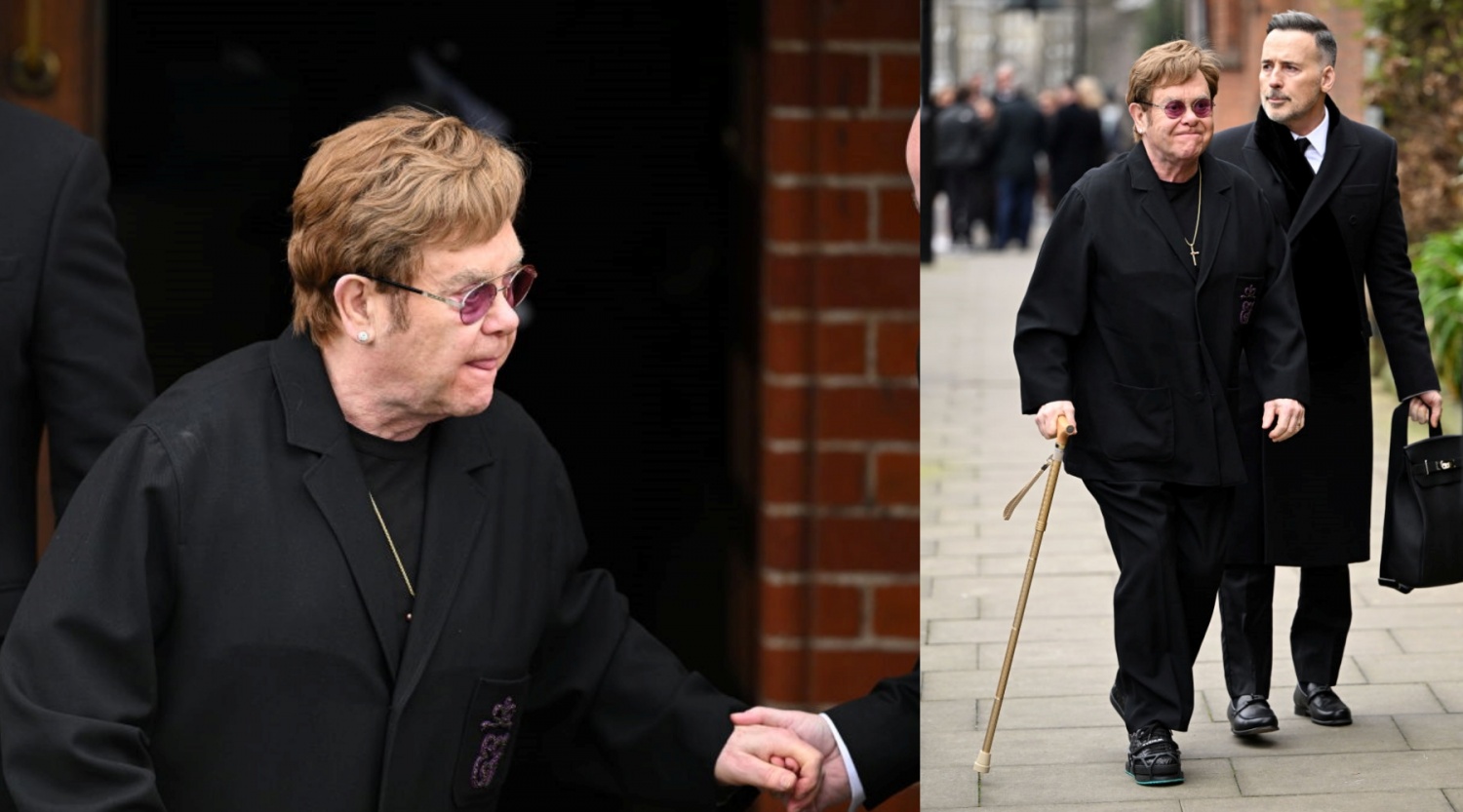 Elton John Sparks Concerns After Worrying Appearance At Derek Draper's Funeral