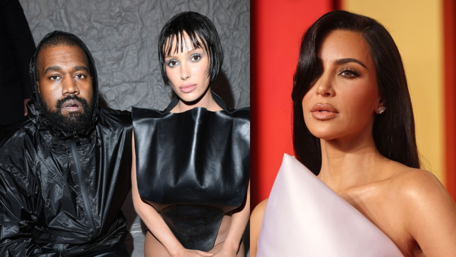Kanye West, Bianca Censori, Kim Kardashian