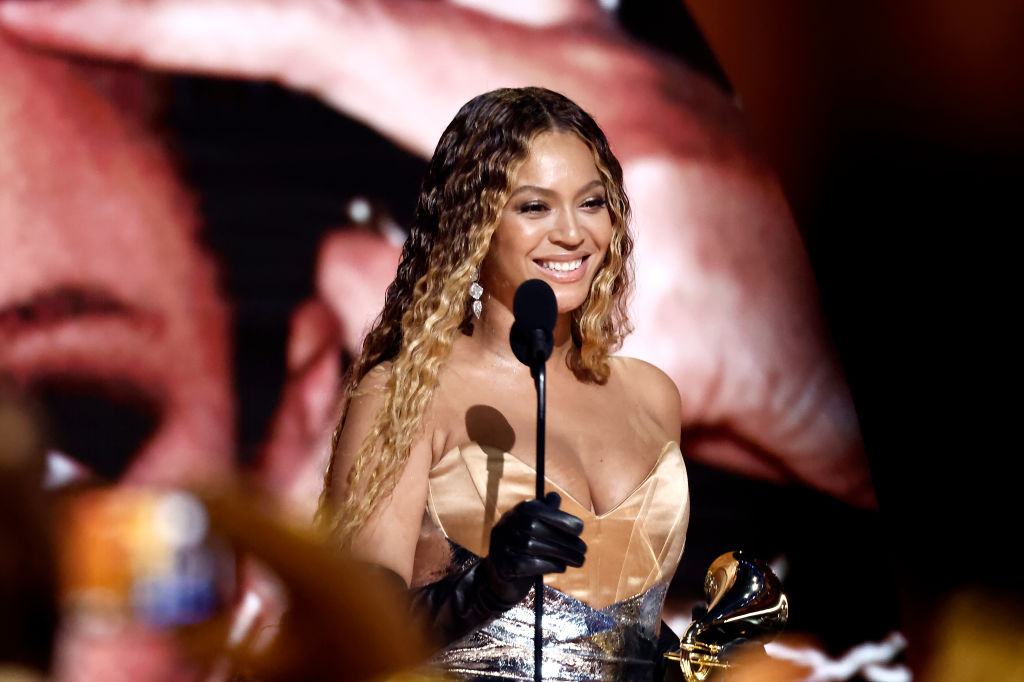 Beyoncé accepts Best Dance/Electronic Music Album for “Renaissance” during the 65th GRAMMY Awards