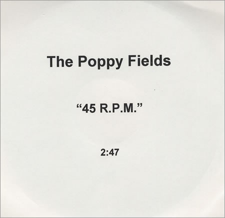 The Poppy Fields' white-label single art, 2004.