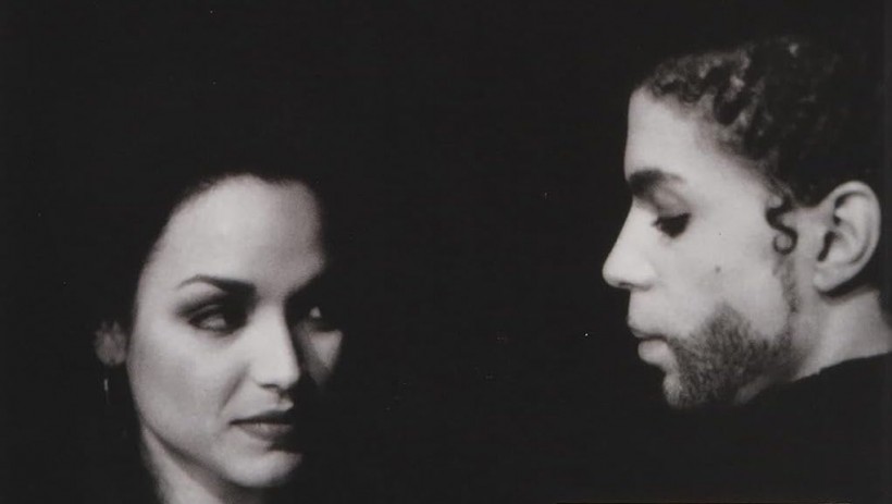 Mayte Garcia and Prince, as pictured on the cover of Garcia's autobiography.