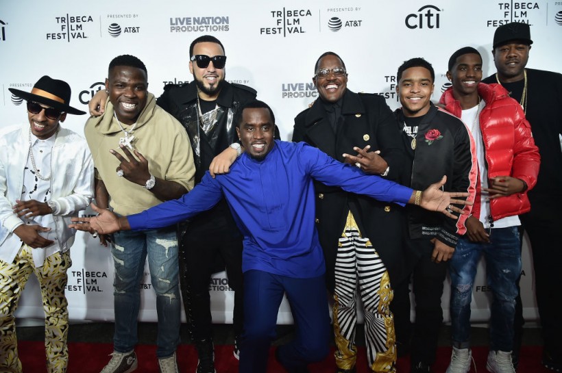French Montana, Sean Combs, Mase, Justin Combs and Christian Casey Combs attend the 