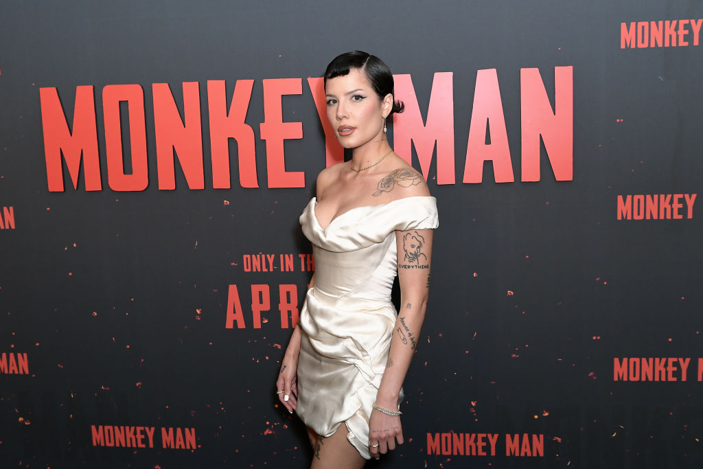 Halsey at a special screening of 'Monkey Man'