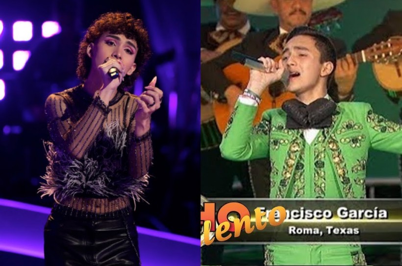 Frank Garcia, 19, performing this week on 'The Voice,' and at age 11 competing on 'Tengo Talento, Mucho Talento.'