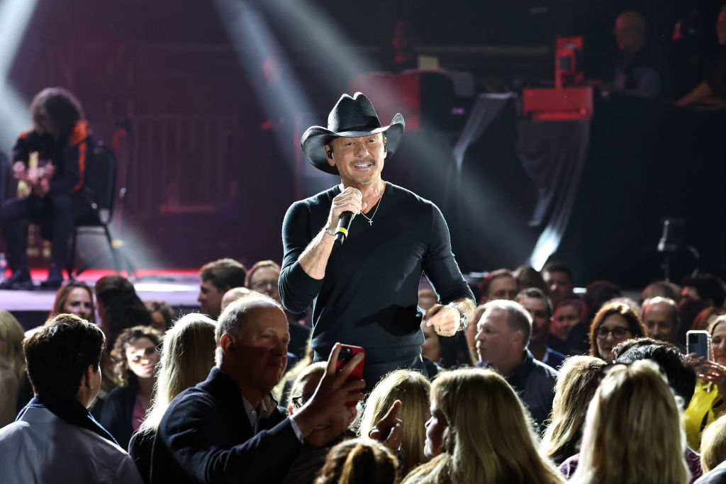 Tim McGraw performs in New York City