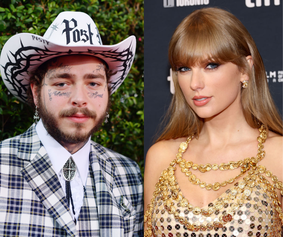 Post Malone and Taylor Swift.