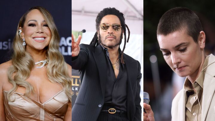 Mariah Carey, Lenny Kravitz and Sinéad O’Connor