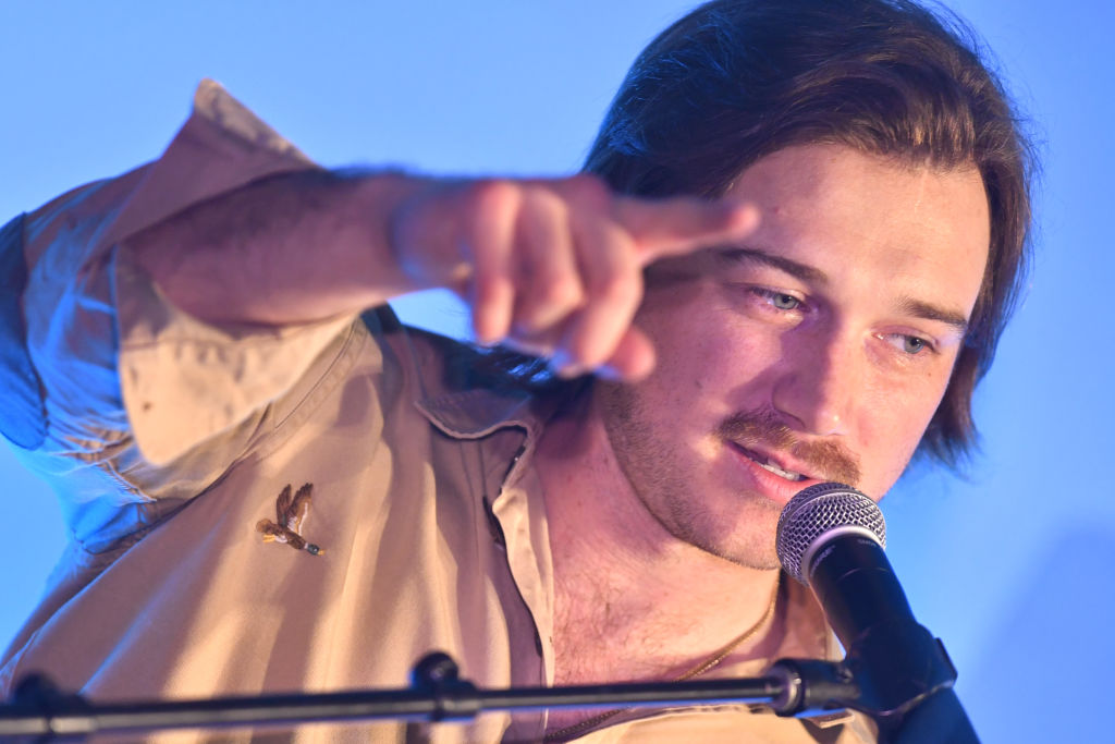 Morgan Wallen speaks during the 13th CMA Triple Play Awards at Saint Elle on March 1, 2023 in Nashville, Tennessee.