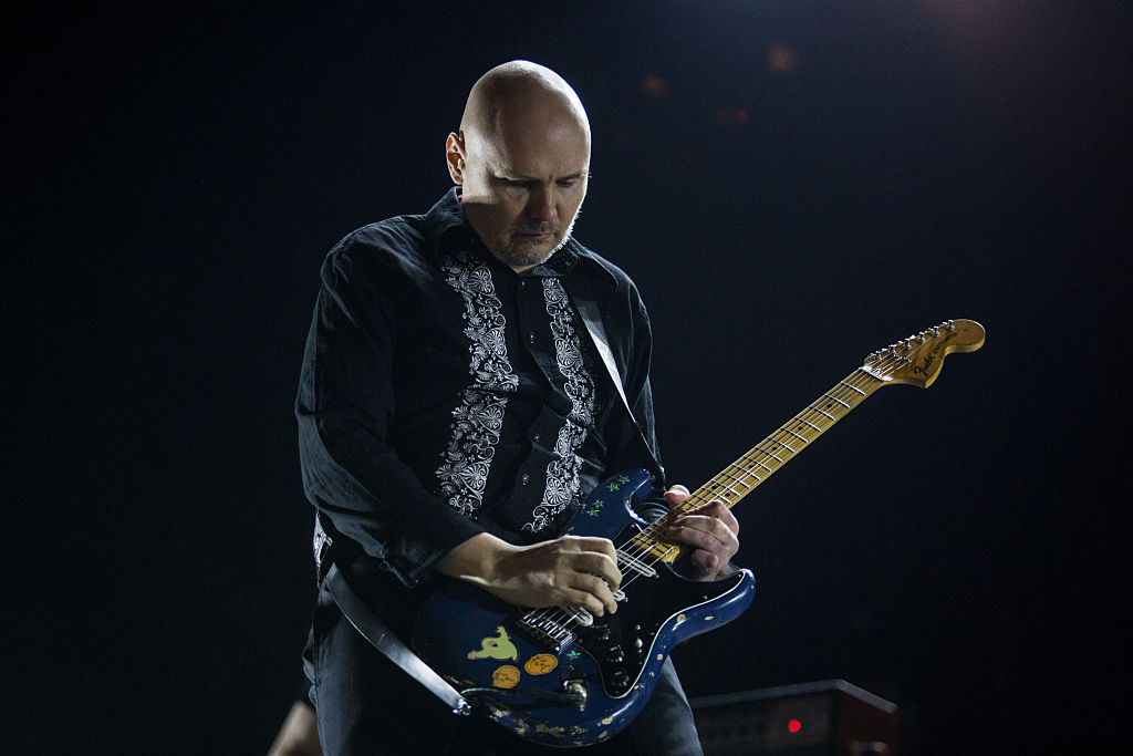 Billy Corgan and the Smashing Pumpkins perform at Lollapalooza Brazil in 2015