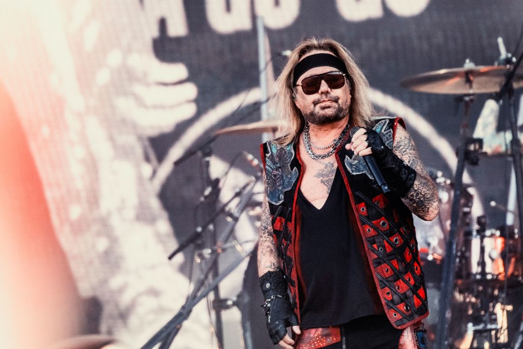 Vince Neil of Mötley Crüe performs in Copenhagen (2023)