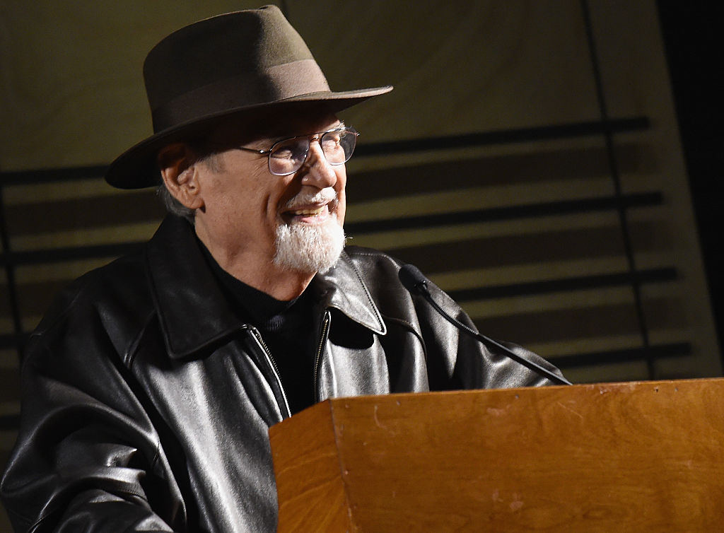 Duane Eddy speaking during the Country Music Hall Of Fame And Museum's debut of "American Sound And Beauty: Guitars From The Bachman-Gretsch Collection" Exhibit on January 14, 2016 in Nashville