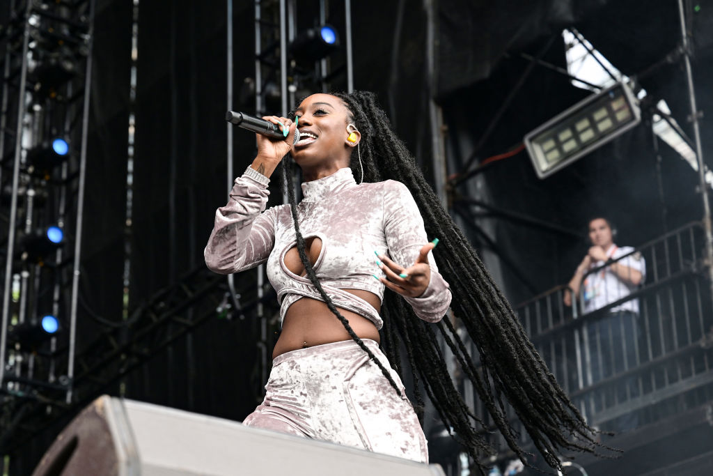 Flo Milli performs during the 2023 NCAA March Madness Music Festival