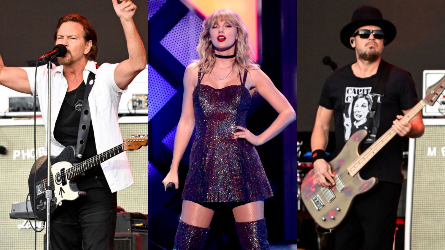 Eddie Vedder, Taylor Swift, Jeff Ament