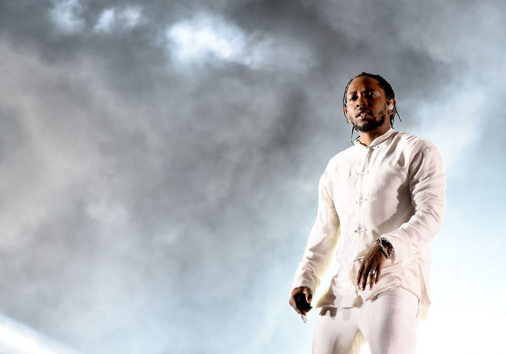 Kendrick Lamar performs during the Coachella Valley Music and Arts Festival in 2017