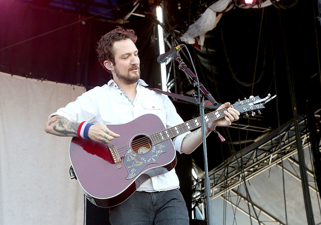 Frank Turner and The Sleeping Souls perform during the 2014 Governors Ball Music Festival