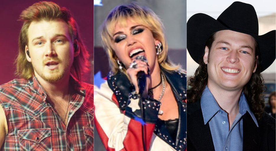 Morgan Wallen, Miley Cyrus, Blake Shelton