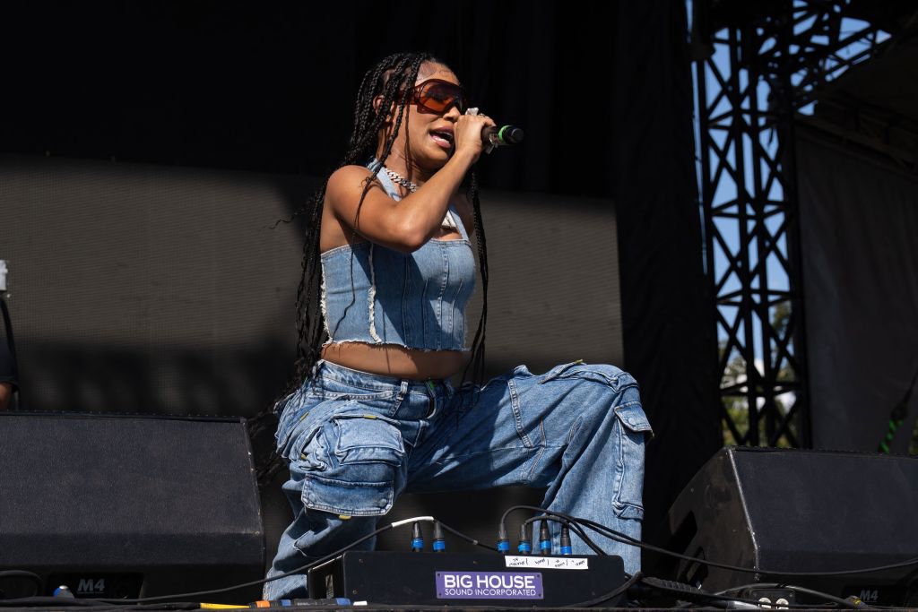 BIA performs onstage during Austin City Limits Music Festival