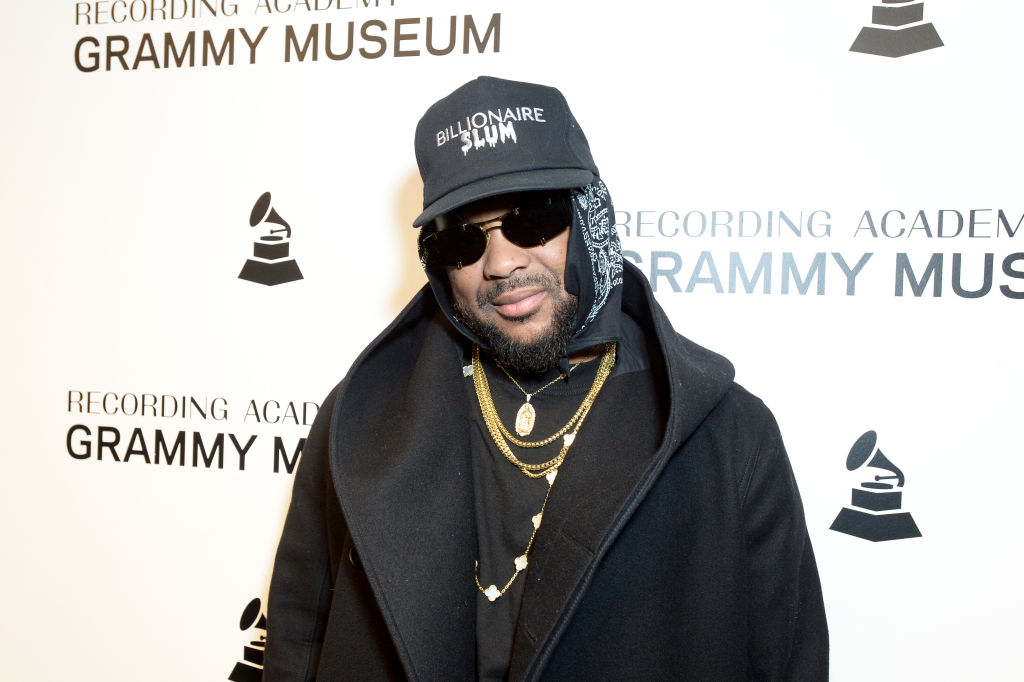 The-Dream attends the music from "The Color Purple"and Ava DuVernay's "Origin" Panel at GRAMMY Museum L.A.