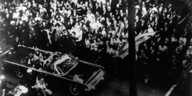 JFK and Jackie Kennedy motorcade - Getty Images