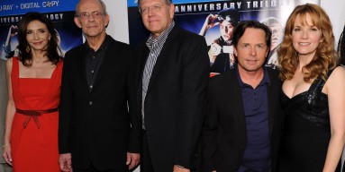 The cast of Back to the Future in 2010