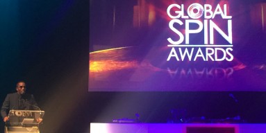 Sean "Diddy" Combs Presents at the 2014 Global Spin Awards 