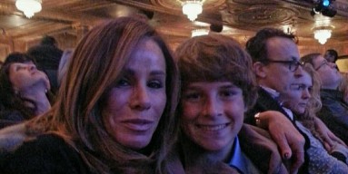 Melissa Rivers and son Cooper - Twitter