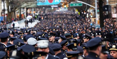 Police gather for 2nd NYPD Officer's Funeral