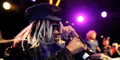Sly Stone at Coachella during 2010. 
