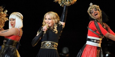 Madonna and pals Nicki Minaj and M.I.A. 