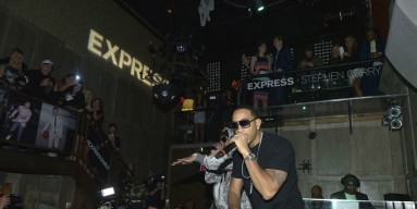 Ludacris performs at the EXPRESS Launch Party on February 13, 2015 in New York City