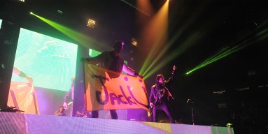 Jack Ü (Skrillex and Diplo) performing at Madison Square Garden NYE 2014