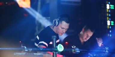 Tiësto performs at the Global Citizen Festival official after party at Space Ibiza NY on September 27, 2014
