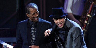 Ben E. King (left) and his fan Prince Royce
