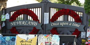The gates to the Neverland Ranch