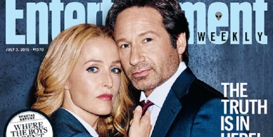 Gillian Anderson and David Duchovny - Entertainment Weekly Cover