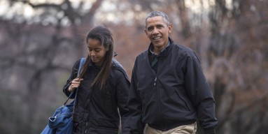 President Obama & Malia Obama