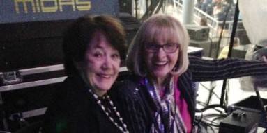 Adorable! Dave Grohl's Mom (L) and Geddy Lee's Mom!