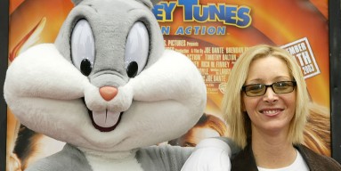 Bug Bunny and famous pal Lisa Kudrow