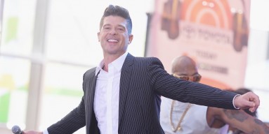 Robin Thicke performs on 'TODAY', July 2015